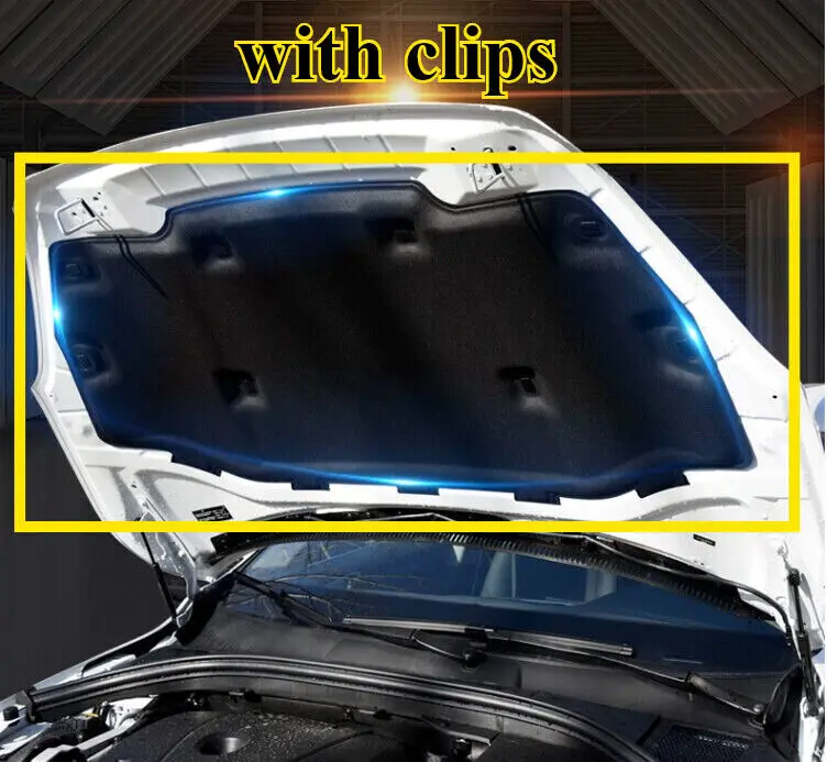 1X Engine Hood Insulation Pad Heat Shield Blanket Cover For Volvo XC60 2018-2024