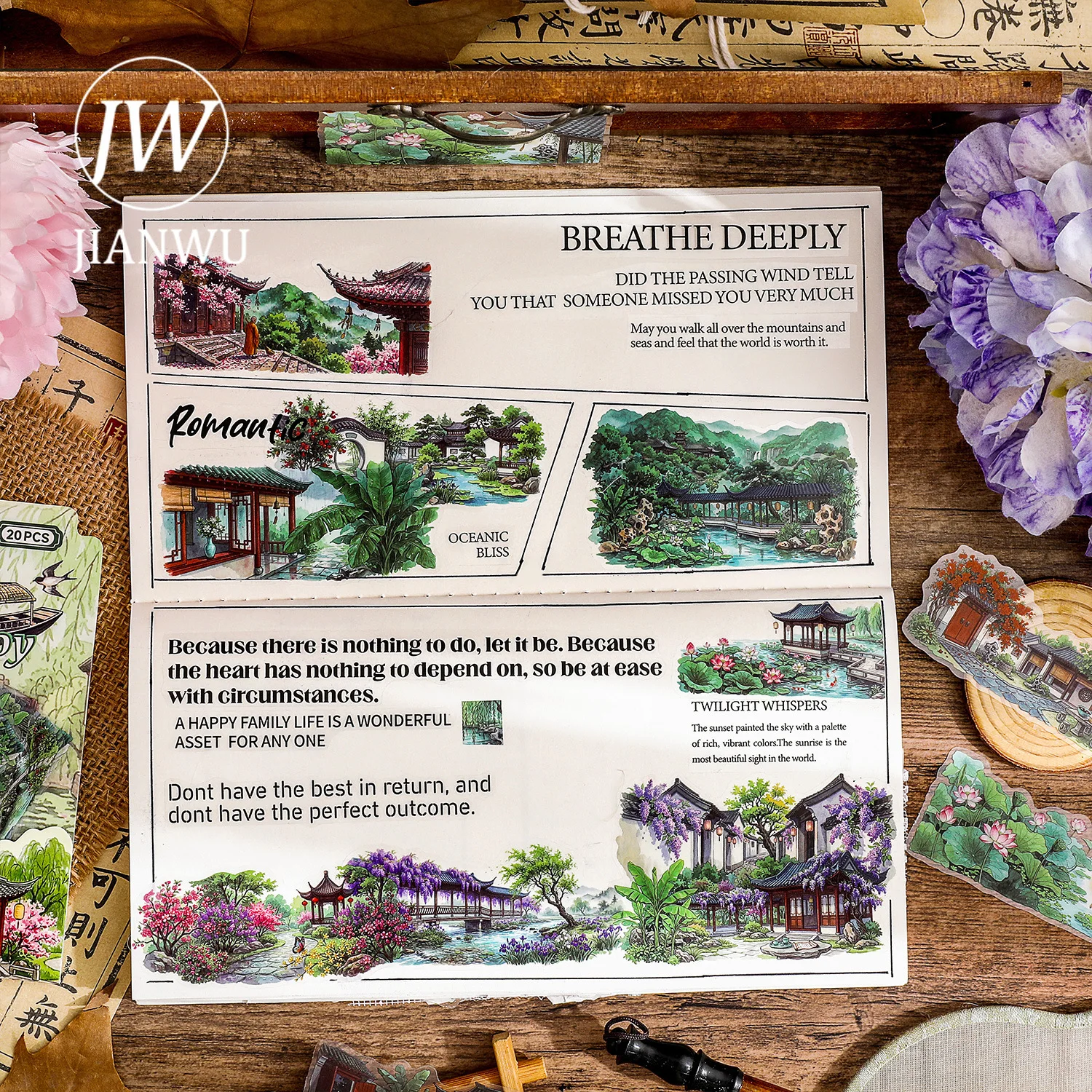 JIANWU Vintage Saison Chinesis – Garden Journal Planner Bewertung und Preis