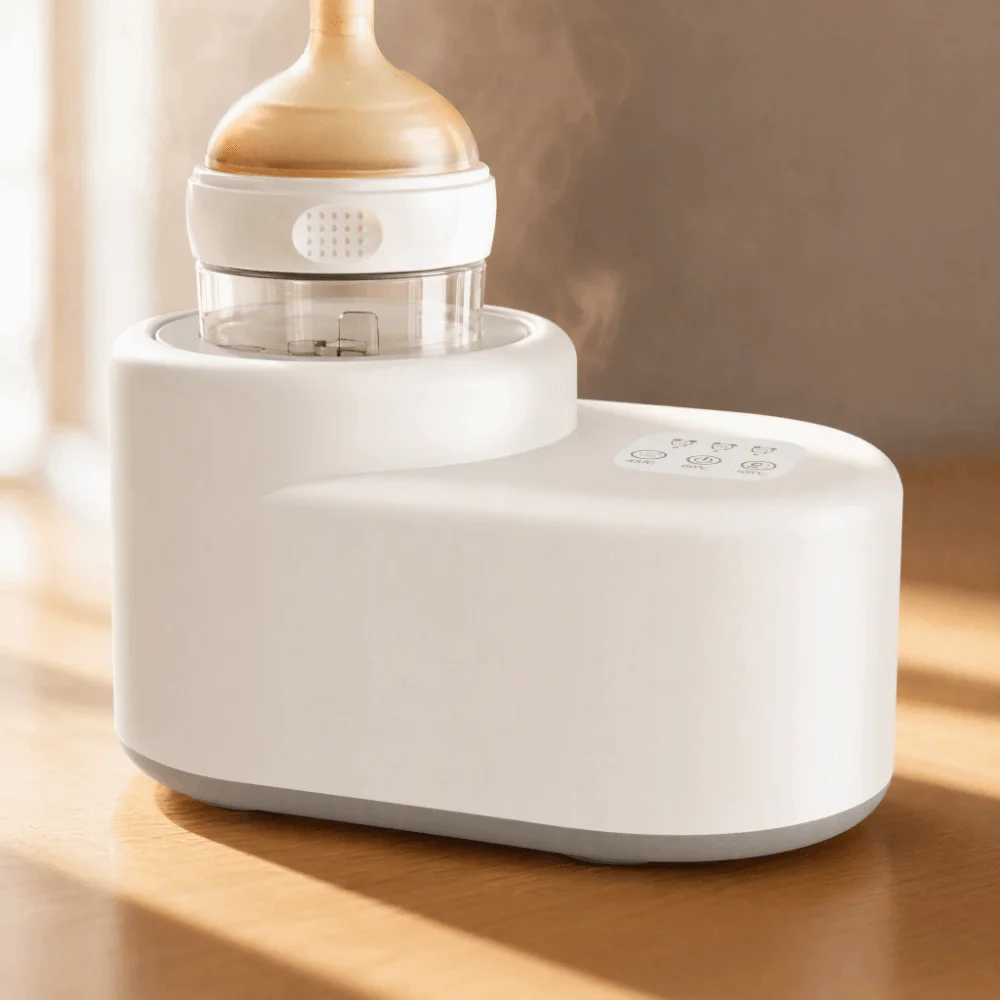 Constant Temperature Baby Milk Warmer Electric 2-in-1 Baby Milk Mixer Portable Temperature Control Bottle Heater Feeding
