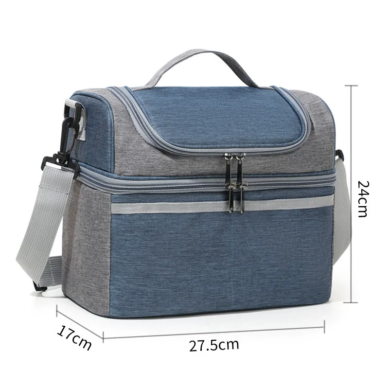 Cord-Lunchtasche, wärmeisolierend, Lunchbox, Aufbewahrung, Handtasche, multifunktional, für Kinder, Schule, Kühltasche, Picknick, Lebensmittelbeutel – Detail 25