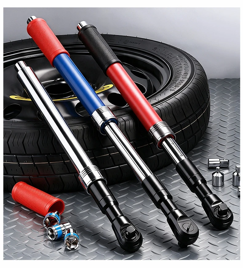 Extended Ratchet Wrench, 1/2-Inch Drive 72 Teeth Extendable High-Torque Impact Extension Wrench, Car and Motorcycle Repair Tool