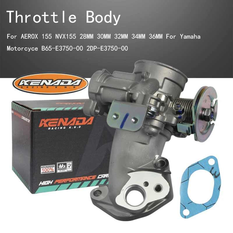 

Motorcycle Racing Throttle Body For Yamaha AEROX NVX155 28MM 30MM 32MM 34MM 36MM B65-E3750-00 2DP-E3750-00