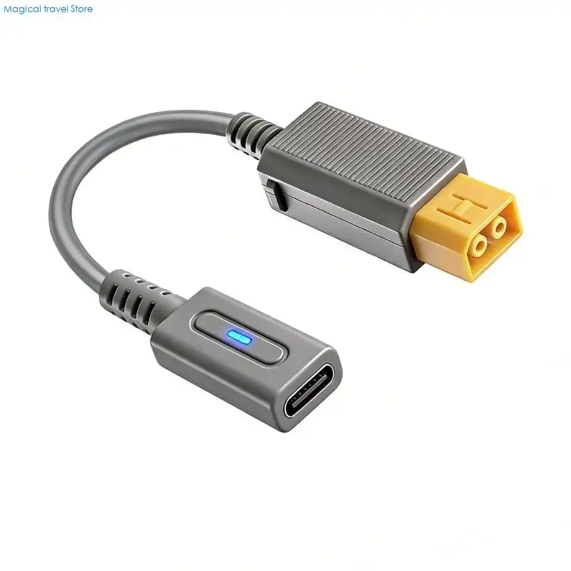N2UB Game Console Power Cord Type C to WiiU Charging Cable 12cm Length For Continuous Game playing