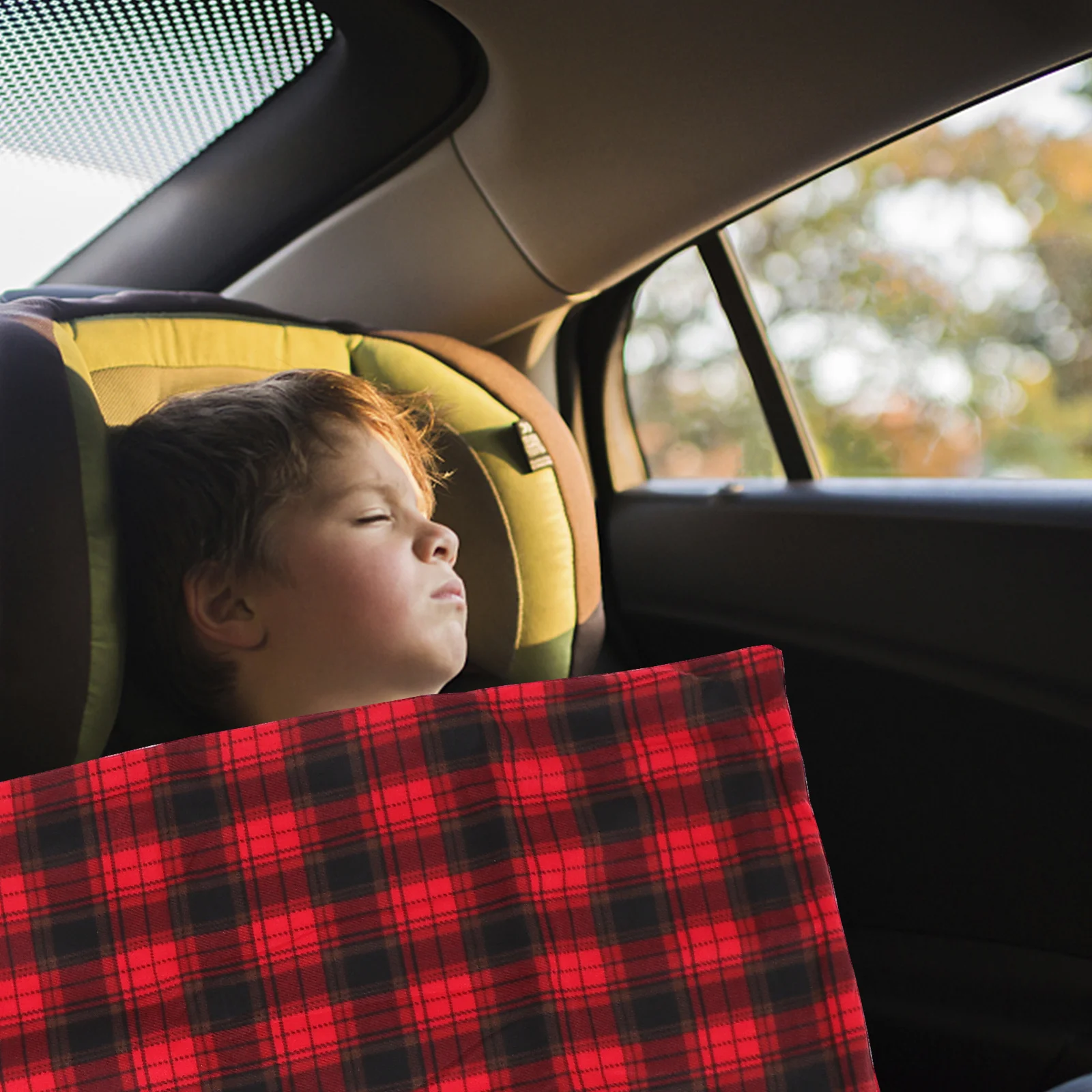 

Heating Car Blanket 12V Electric Auto Warm Throw for Travel Fast Heat with Overheat Protection Detachable Liner Comfortable