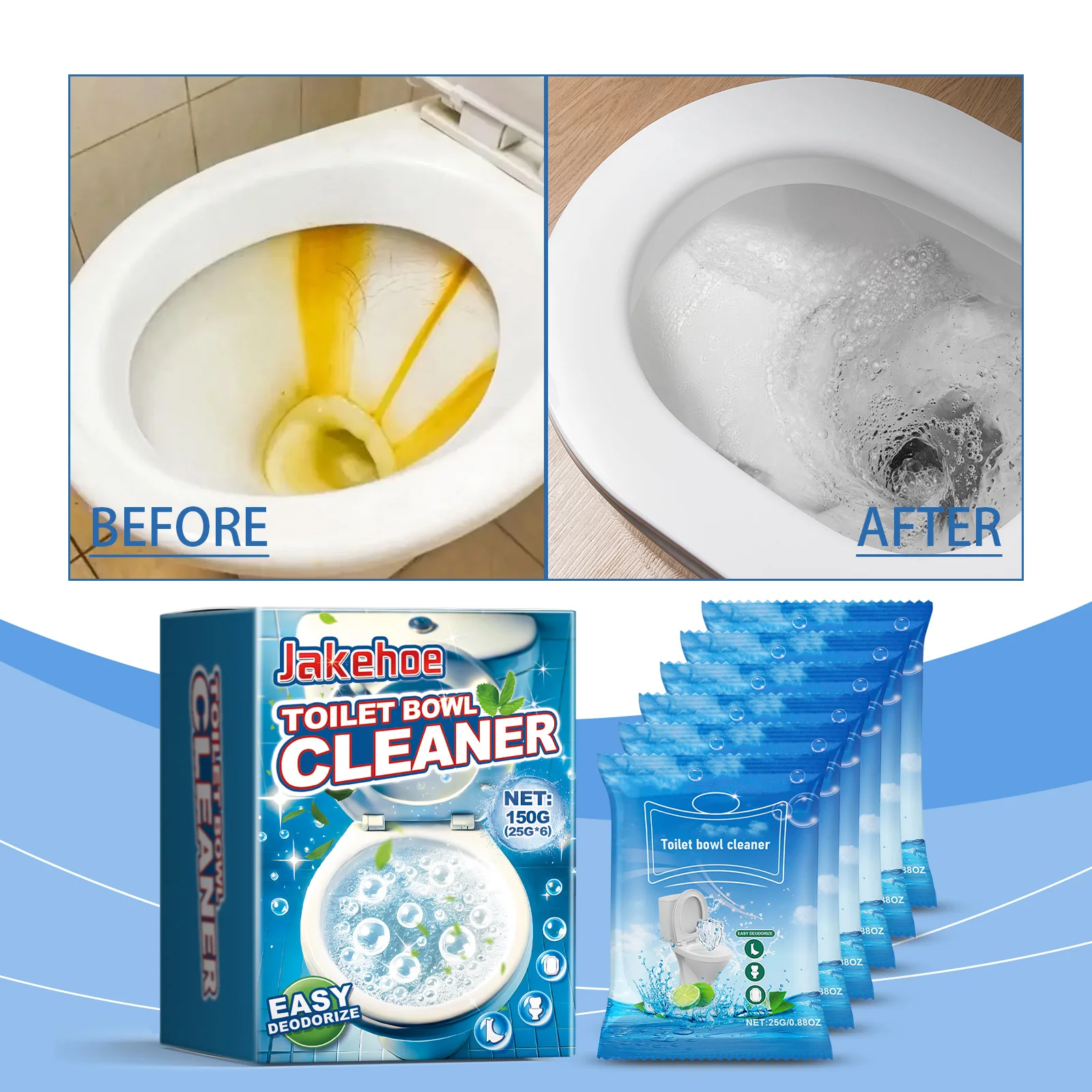 Power Toilet cleaner Automatic toilet cleaner decontamination Deodorization Fresh fragrance suitable for families