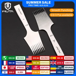 WUTA 1pc nuovo scalpello in pelle affilata di alta qualità stile francese prezzo ferro Die-acciaio strumento di punzonatura in pelle polacco-2.7/3.0/3.38/3.85mm