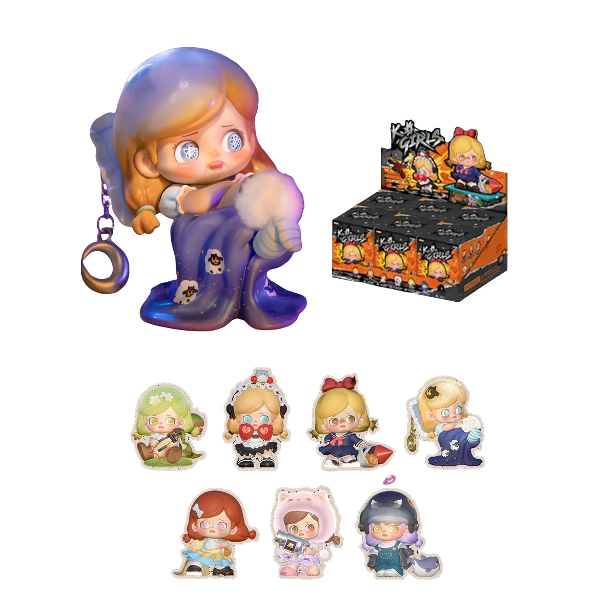 HIPLAY JOTOYS K.O.GRILS KOKOSA Figurine de boîte aveugle à boîte unique