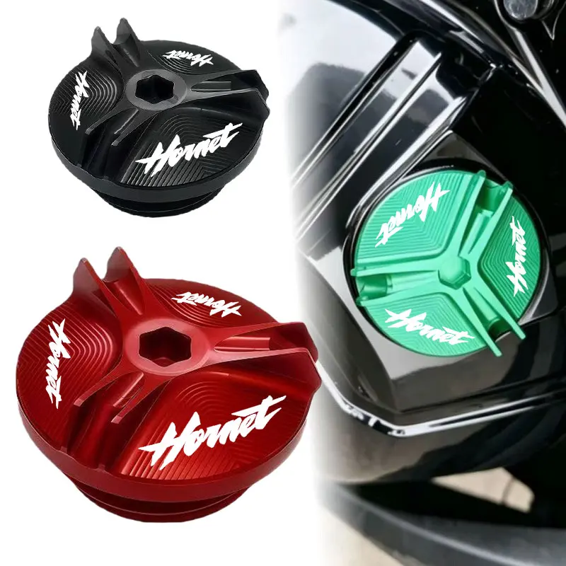 Motorcycle Engine Oil Cap Bolts Fuel Filler Cap Protection Accessories For HONDA CB750 CB 750 CB599 CB600F CB600 Hornet 600