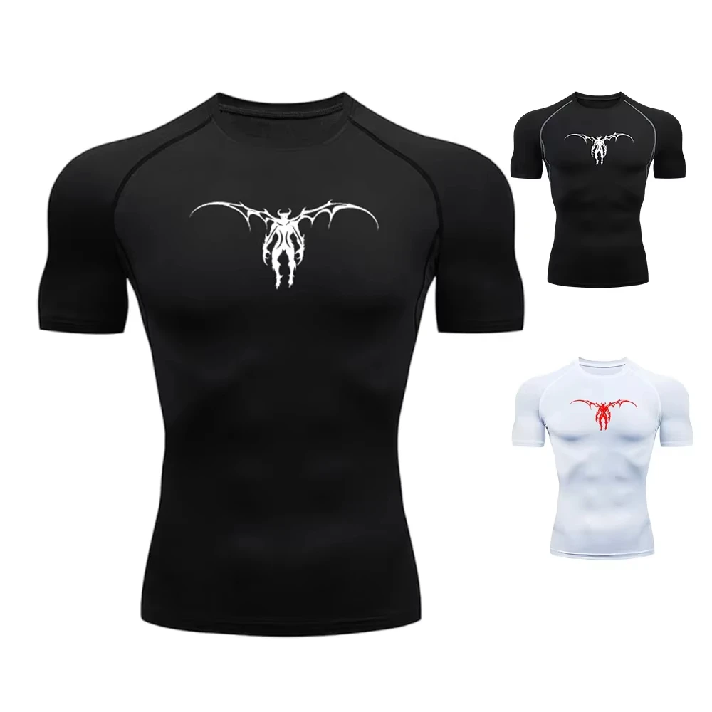 

Men's Running Compression T-Shirt Short Sleeve Sports T-Shirt Gym Fitness Sweatshirt Men's Jogging Sports Shirt Top