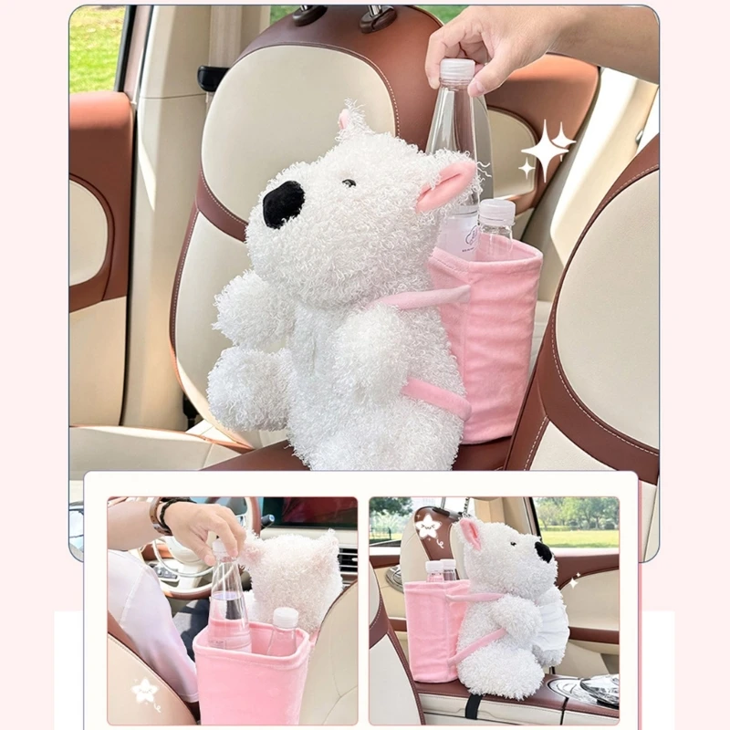 Convenient Car Tissue Organizers Easy Install Car Tissue Dispenser Easy to Carry for Maintaining A Tidy Vehicle Interior