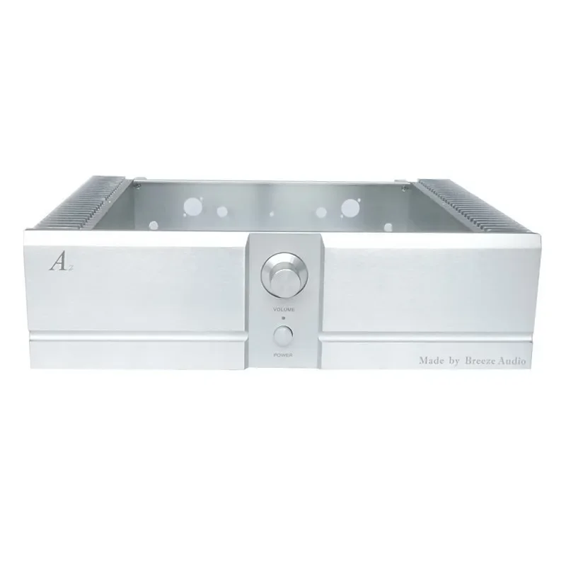 BRZHIFI BZ4312A2 Double Radiator Aluminum Case Class A Power Amplifier Chassis Electronic Instrument Enclosure