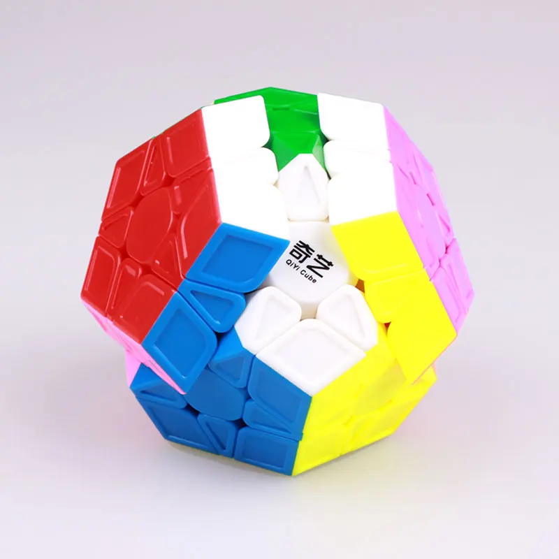 QIYI megaminx 3x3x3 Magic Speed 12 Side Cube Dodecahedron Puzzle Cubes Stickerless qytoys 3X3 megaminx Toys For Chiliren