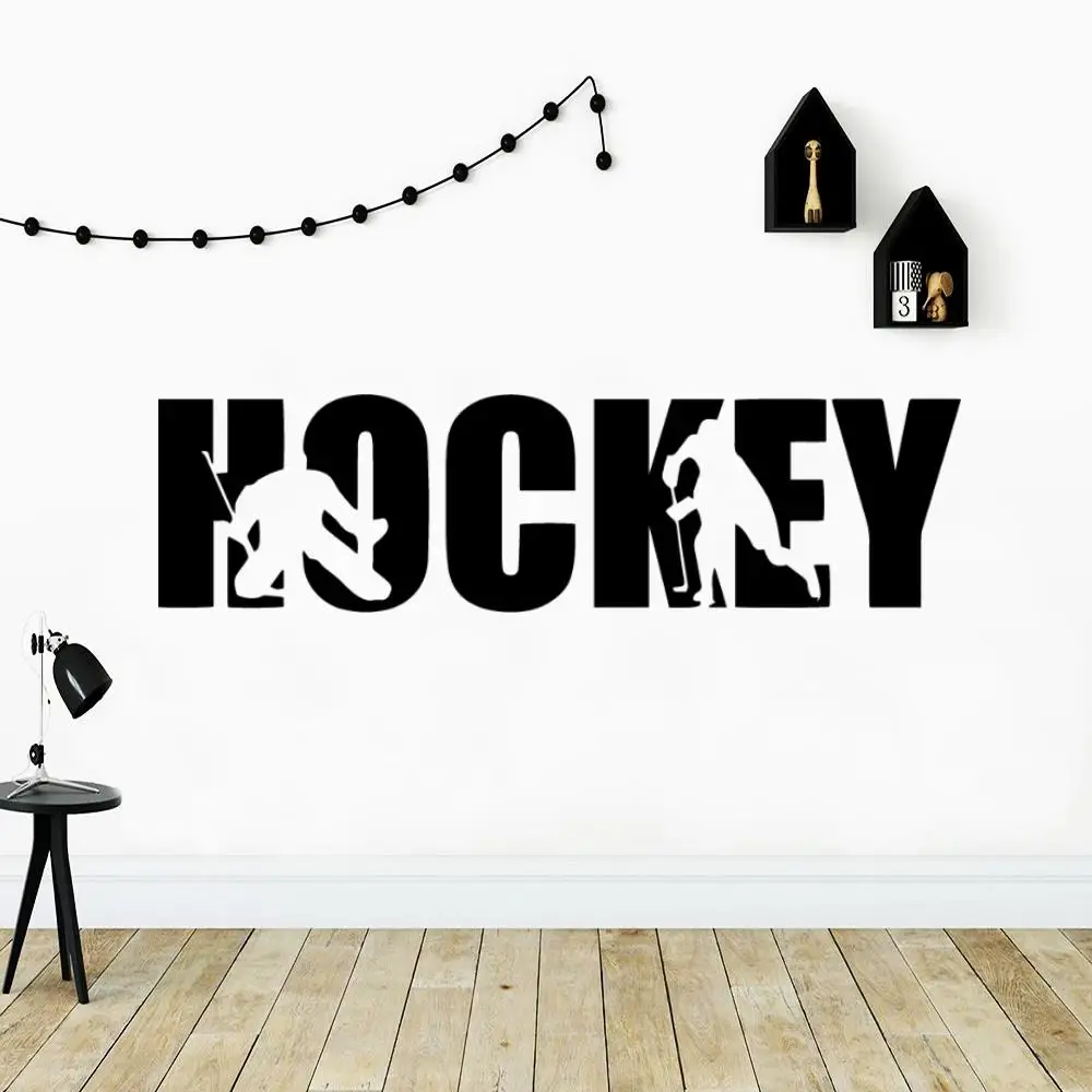 1pc Diy ice hockey Wall Stickers For Living Room Children Bedroom Removable Vinyl Art Decal For Wall Decor Sticker