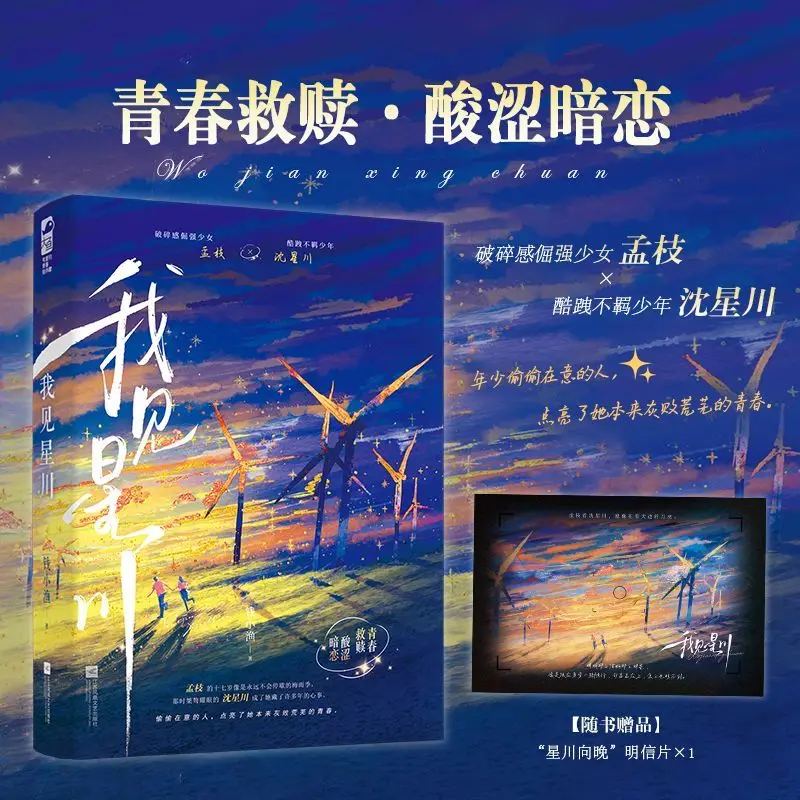 I See Xingchuan Youth Redemption Secret Crush Novel With Sunset Postcard Gift