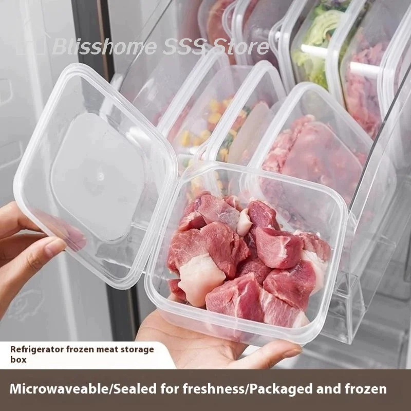 【S】5/10個入り 冷凍肉保存ボックス 冷蔵庫用食品鮮度保 - Food Storage Vegetables のレビューと価格