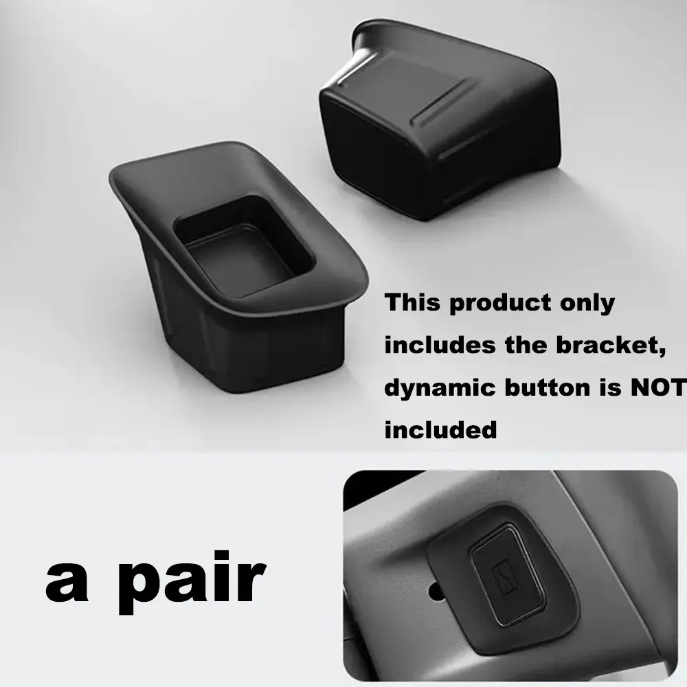 For ZEEKR 8X 2026-2027 Car Steering Wheel Silicone Support Bracket Spirit Sticker Holder Interior Car Trim Parts