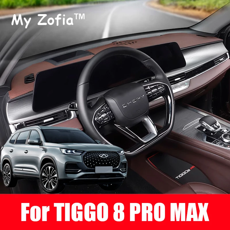 

For CHERY TIGGO 8 Pro Max 2023 2024 2025 Car Dashboard Cover Mat Protective Pad For Dash Board Sunshade Carpet Anti-UV Dashmat