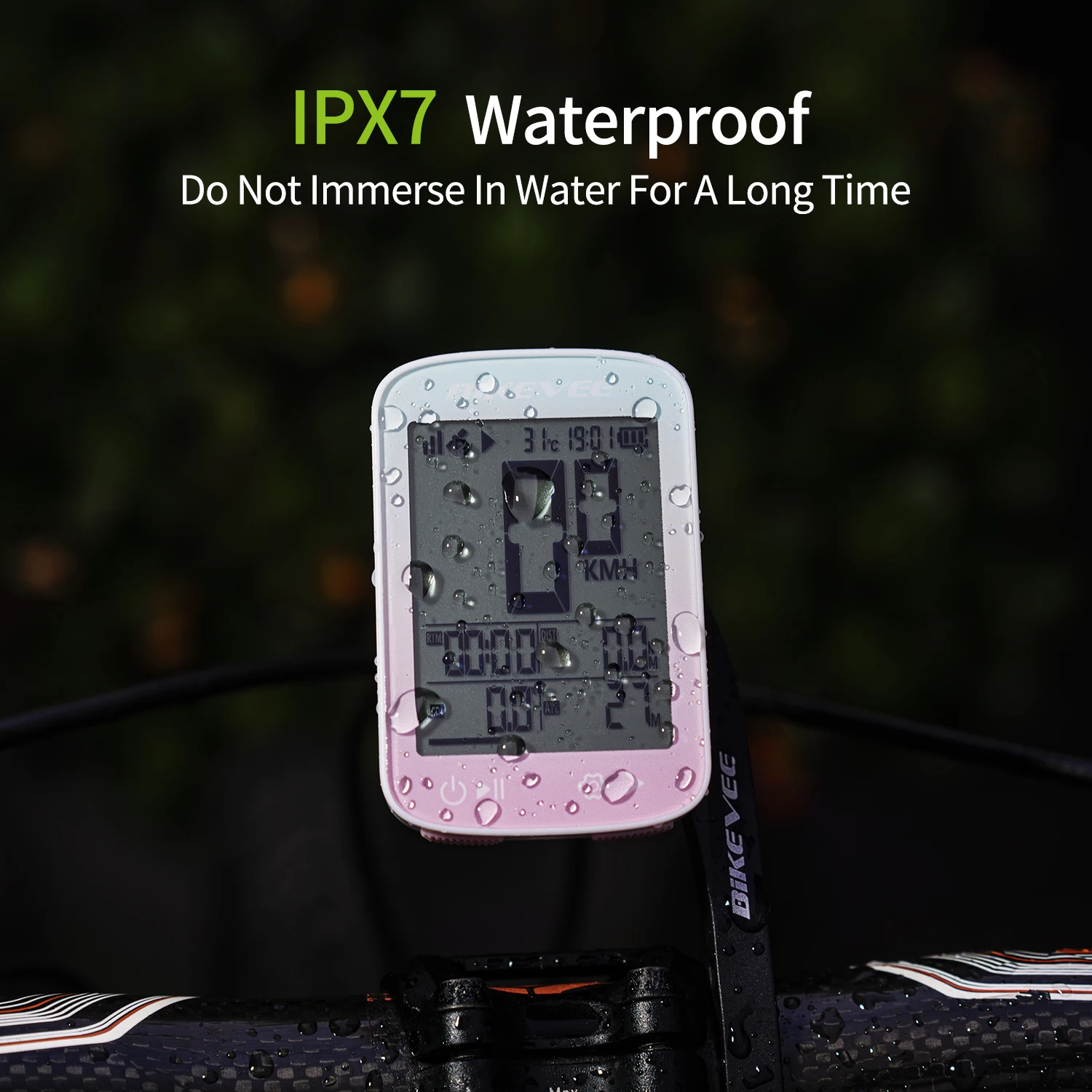 دراجة الكمبيوتر اللاسلكية GPS دراجة عداد المسافات MPH KM/H الدراجة عداد السرعة الدراجات عداد المسافات المقتفي شاشة الكريستال السائل مع الخلفية