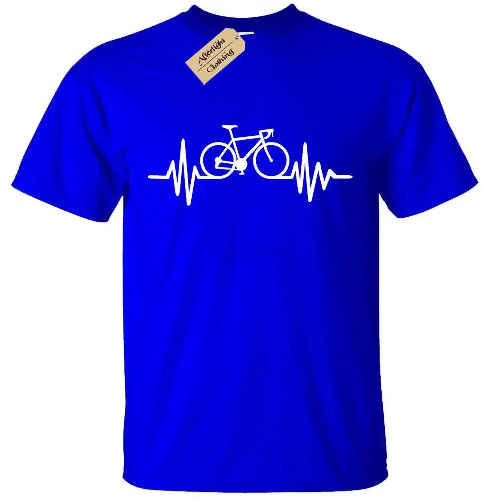 BIKE PULSE T-SHIRT Mens Tee Cycling Bicycle Riding Doctor birthday Medic gift