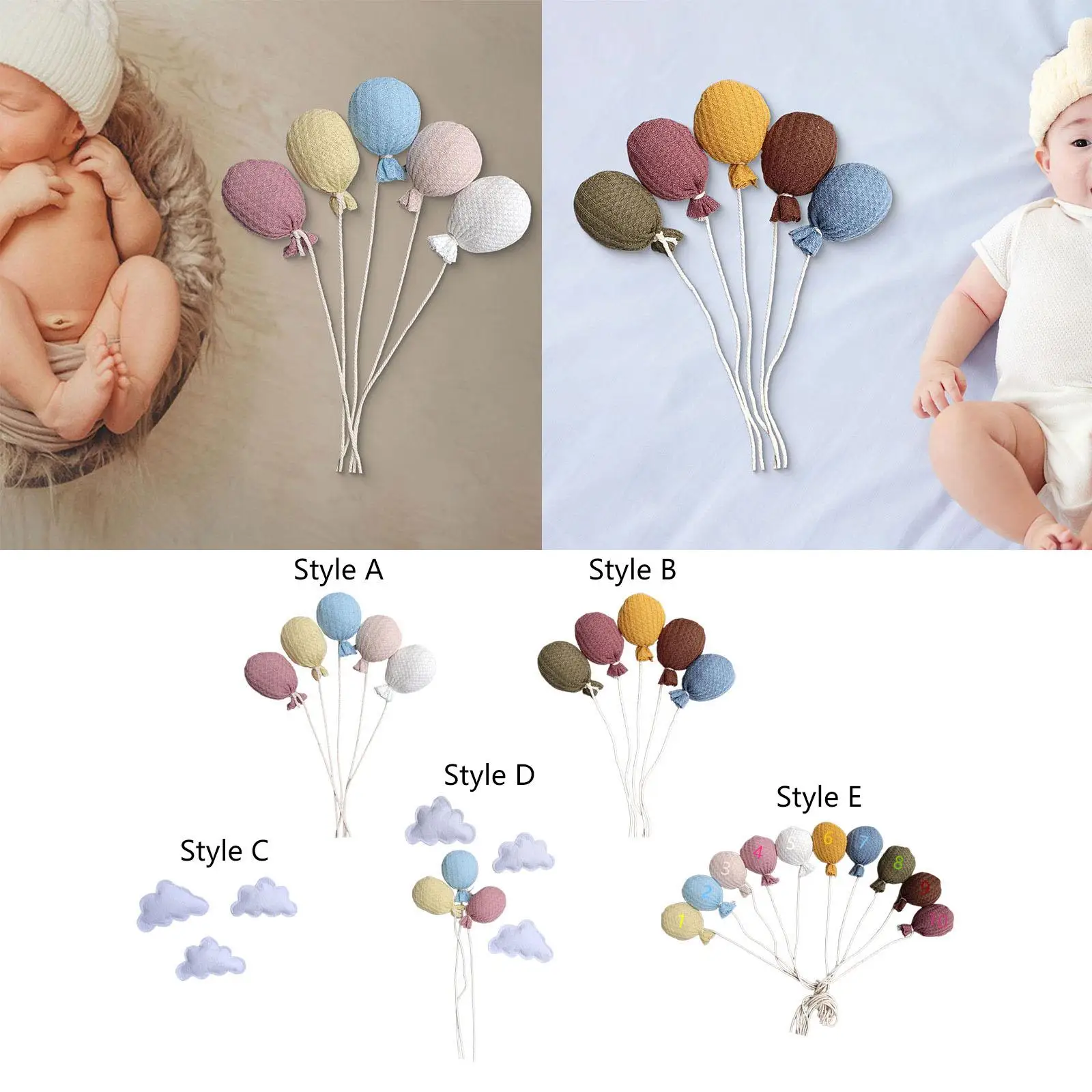 Newborn Photo Props Ornaments Lovely Soft Background Props Baby Photography Props Decoration for Boy Girl Baby Birthday Infant