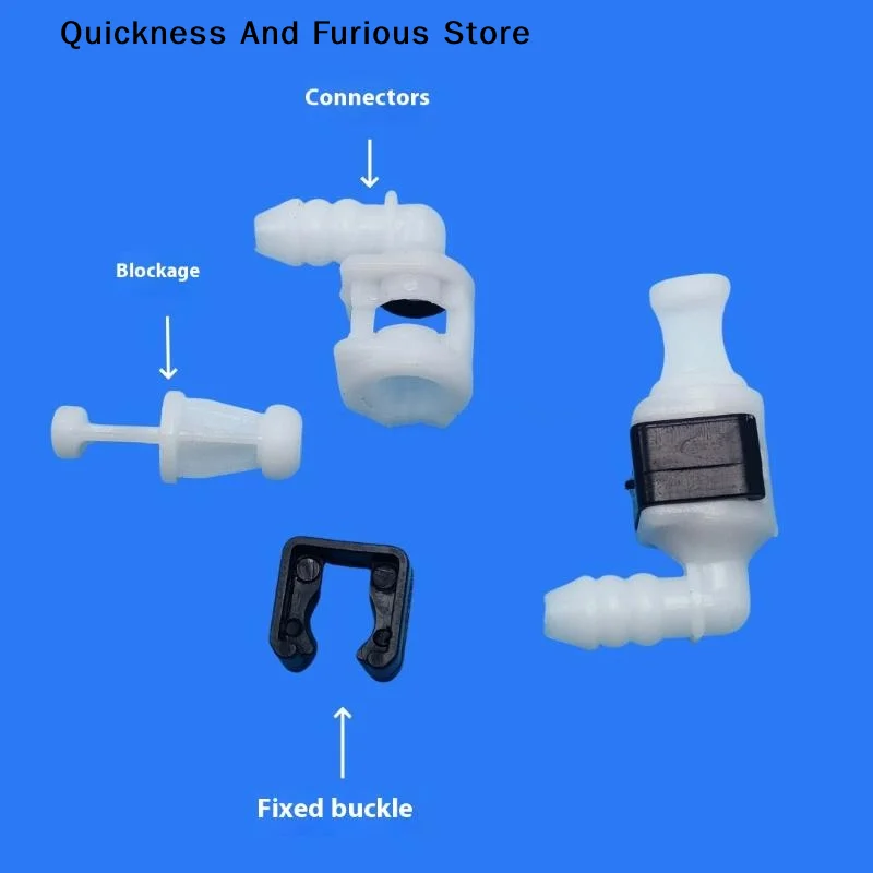 【MO】1 Piece For  Golf  Caddy Jetta Tiguan SKODA Octavia Yeti Leon CAR Windscreen Washer Pump Jet Coupling Connector