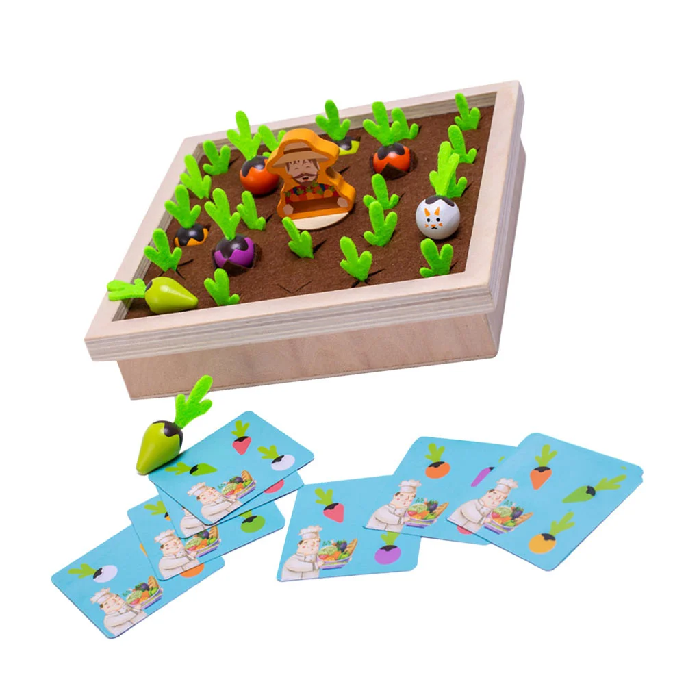 Toddler Toy Vegetable Memory Game Puzzle Attention Training Artificial Childrens Toys Cloth