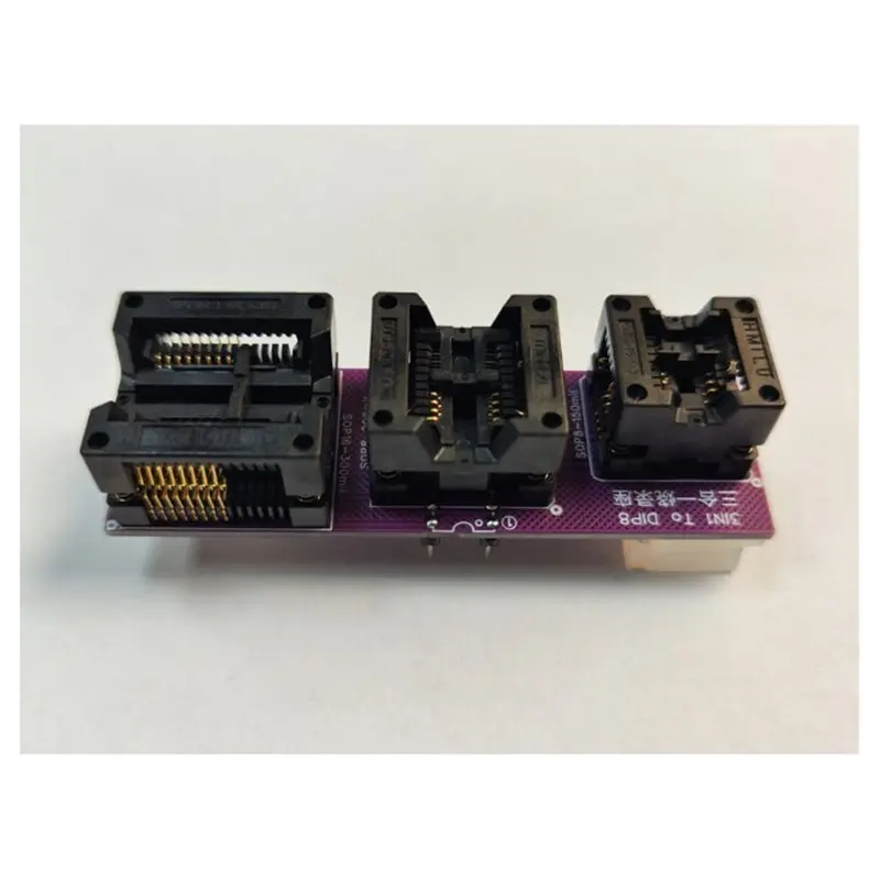 For RT809H.F Programmer Sockets 3In1 Spring-Loaded To DIP8 Adapter