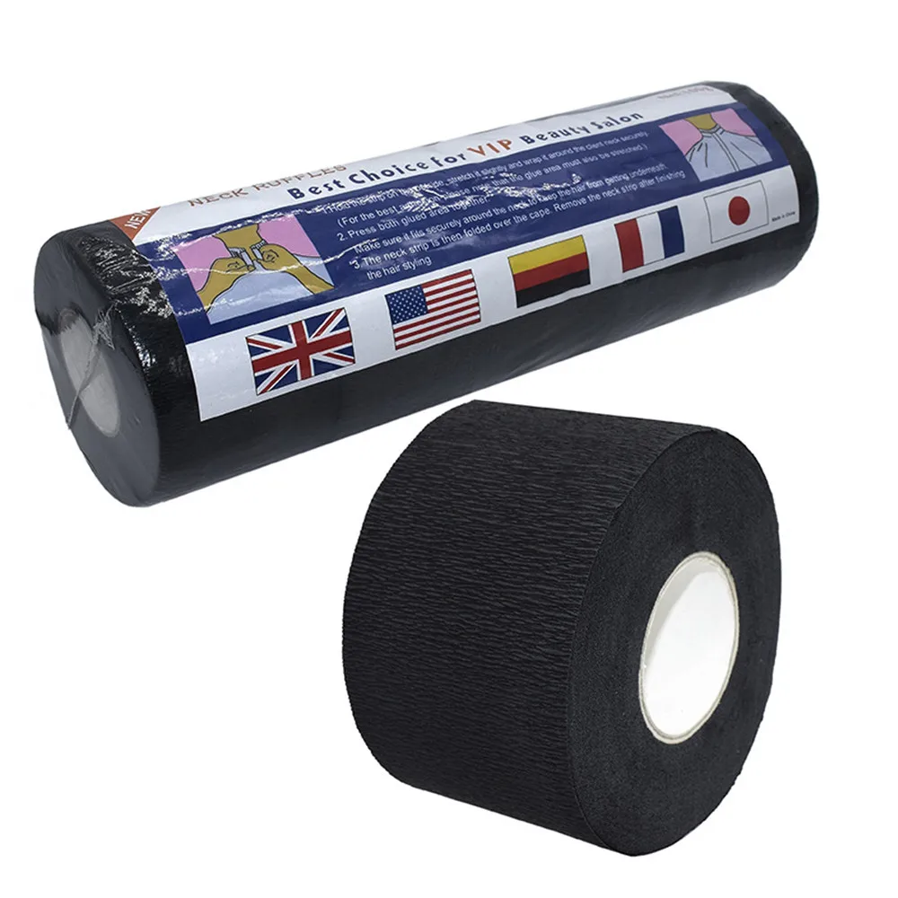 5 Pcs/Set Barber Neck Paper Disposable Muffler Paper Hair Cutting Accessory Collar Covering Hairdressing Tools Barber Accessory