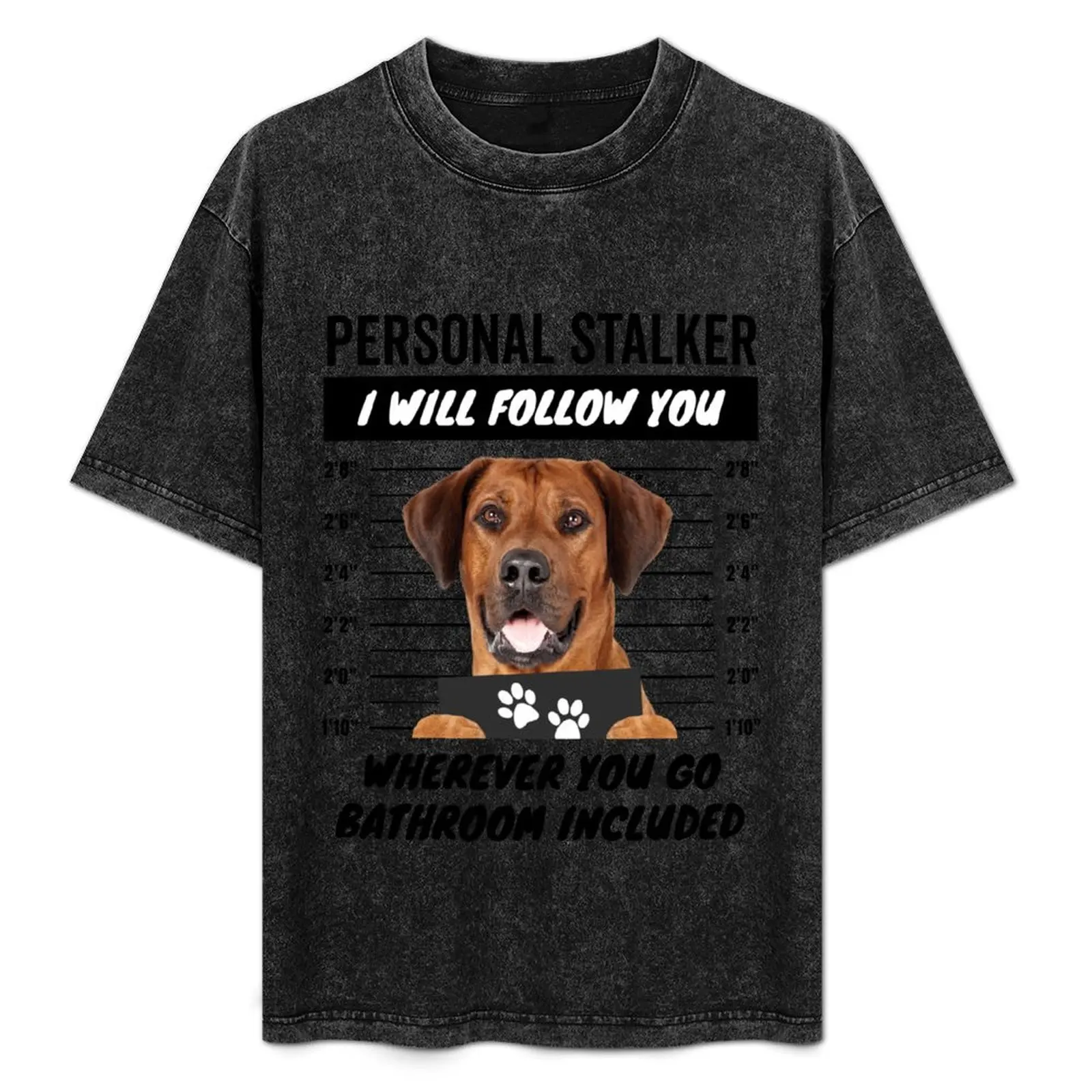 Personal Stalker Dog – Rhodesian Ridgeback T-Shirt sublime boys whites Aesthetic clothing shirts graphic shirts graphic tee men