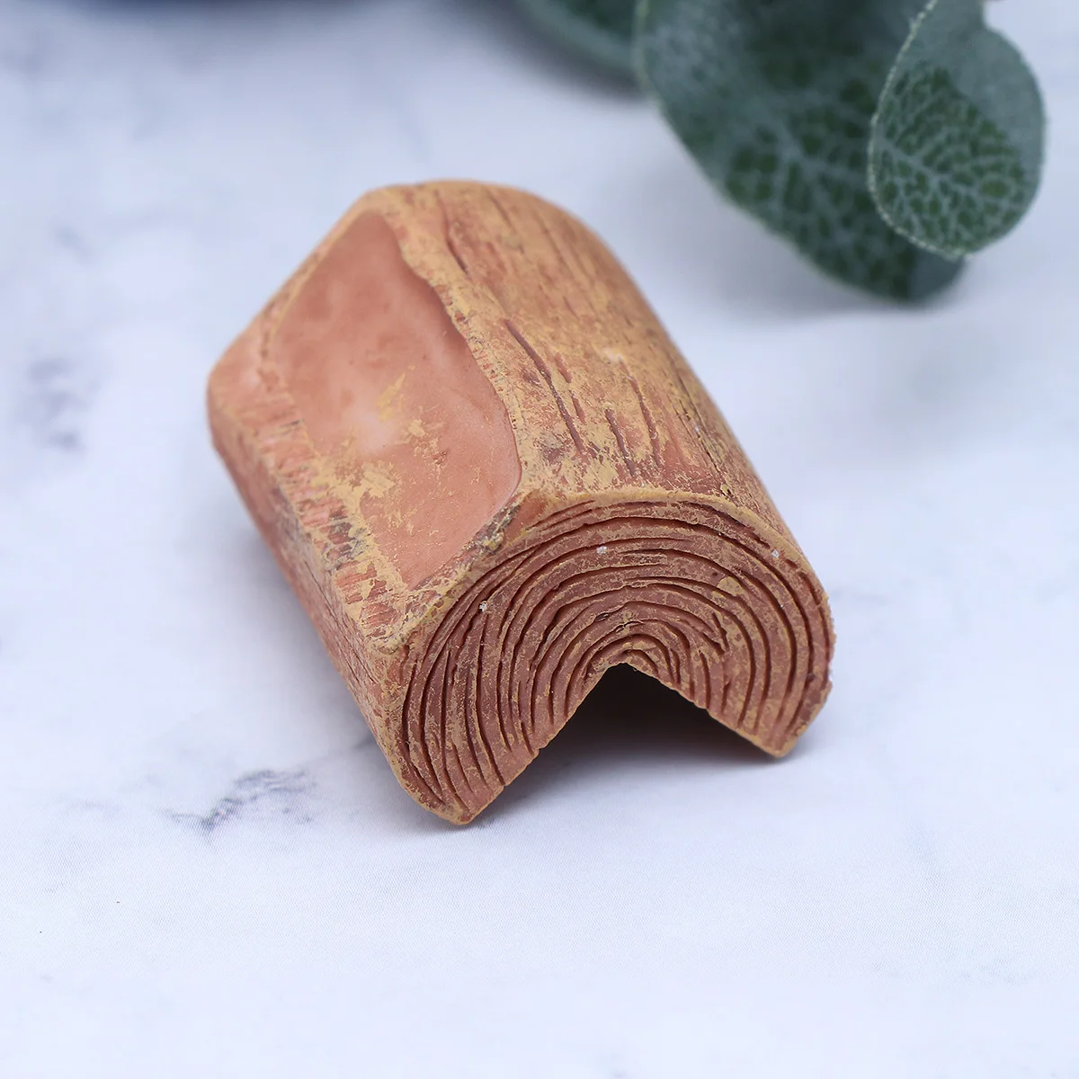 

Creative Resin Stool Miniature Landscape Decors Simulated Wooden Long Chair Plant Ornaments for Garden Supplies