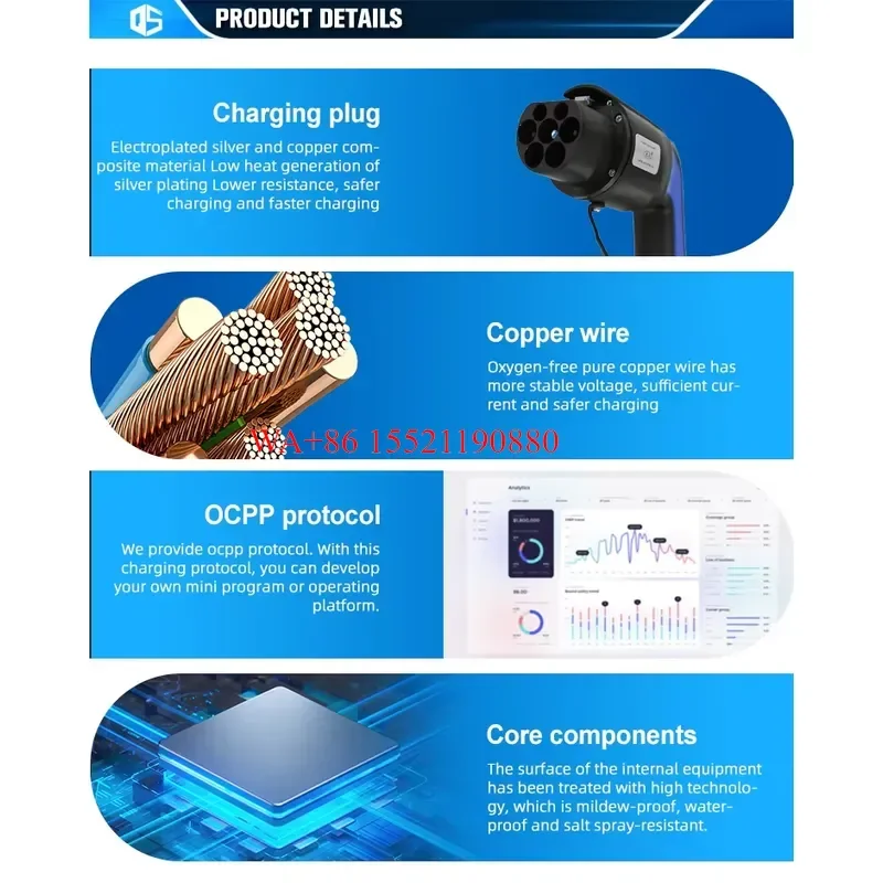 WMWMNU for EV Charging Station DC 120KW 80KW 60KW Fast Charger CCS2 GBT Electric Vehicle Charging Pile