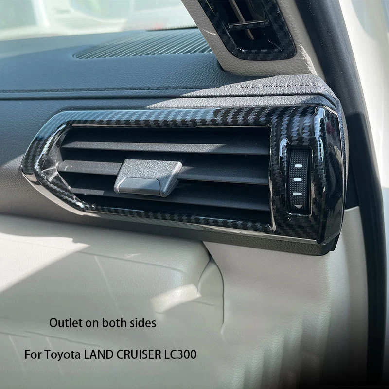 

For Toyota LC300 Land Cruiser Front Side Air Vent Decoration Frame Interior Accessories