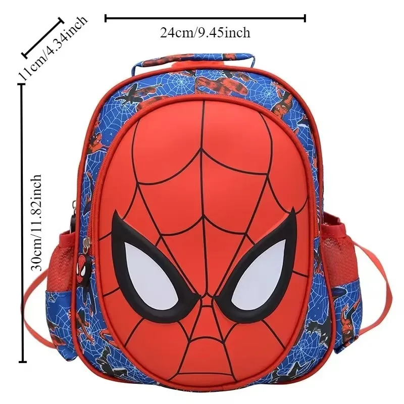 Marvel Comics Spider-Man Backpack Cute Cool Bag Kindergarten Bag Large Capacity Portable Cartoon Fashion Children\'s Bag Boy Gift