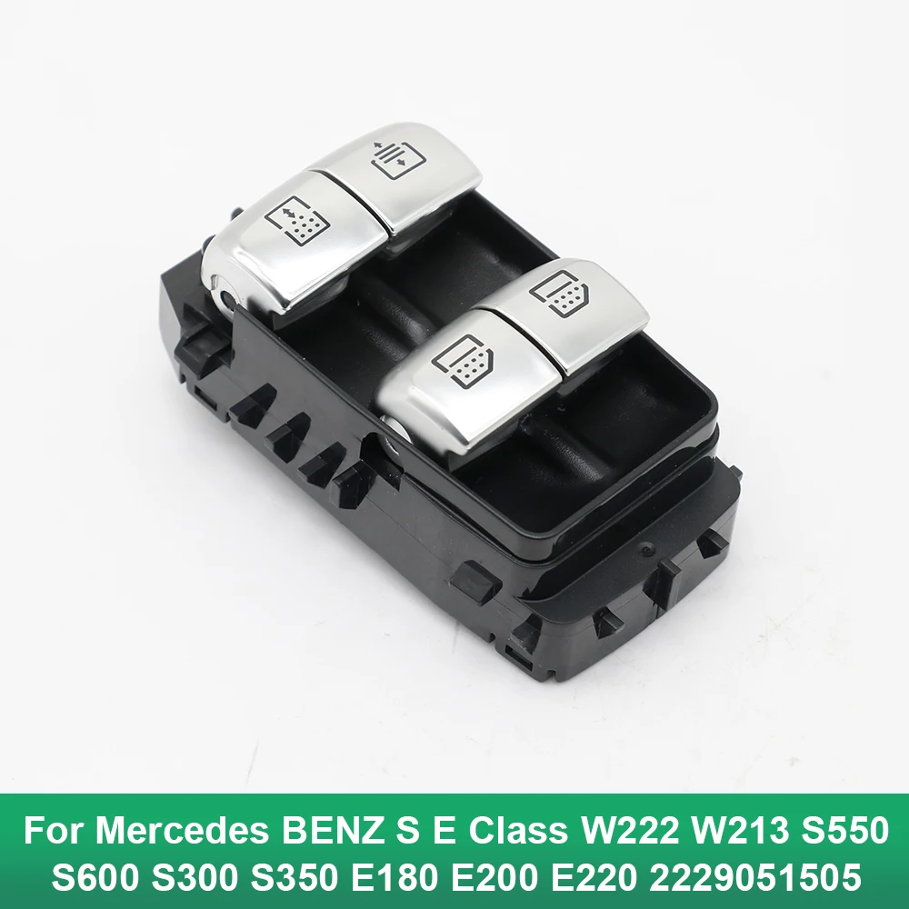 Car Power Electric Rear Window Lifter Switch For Mercedes BENZ S E Class W222 W213 S550 S600 S300 S350 E180 E200 E220 2229051505