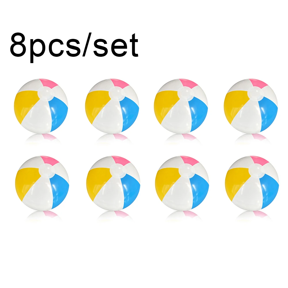 8 stuks kleurrijke opblaasbare bal ballonnen zwembad spelen party water spel ballonnen strand sport bal leuk speelgoed voor kinderen