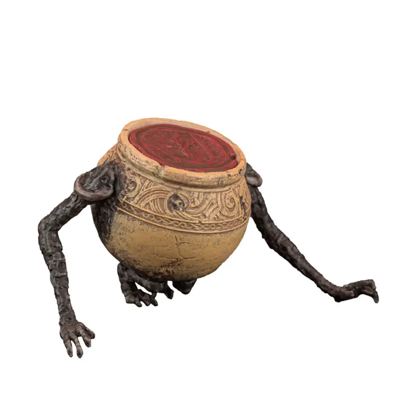 اليابانية حقيقية Gacha مقياس نموذج Eldens حلقة لعبة الأجهزة الطرفية شجاعة اللحوم قطع المعيشة وعاء صغير ألعاب شخصيات الحركة