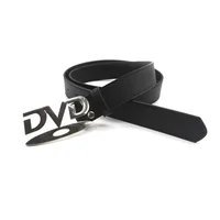 Unisex Nostalgic DVD Buckle Belt Versatile Black White Decorative Waist Straps Belt for Men Women Jeans Matching Gift for Her - Image 5
