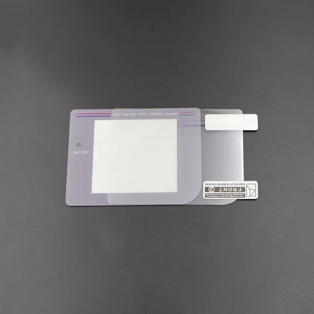 مجموعة واحدة من غطاء عدسة شاشة LCD للوحة غطاء شاشة بلاستيكية GB مع ملحقات استبدال أفلام حامي PET #3