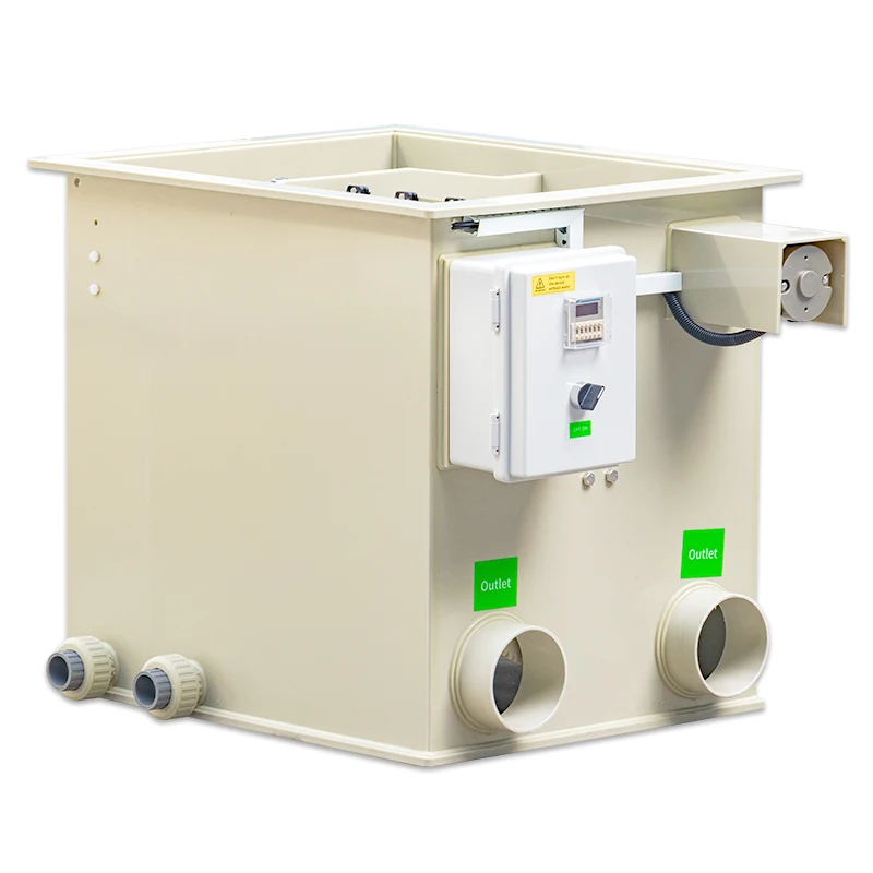 

Aquaculture Fish Pond Rotary Drum Filter 9000 Gallons Factory Price pp Gravitait Drum Filter for Koi Pond