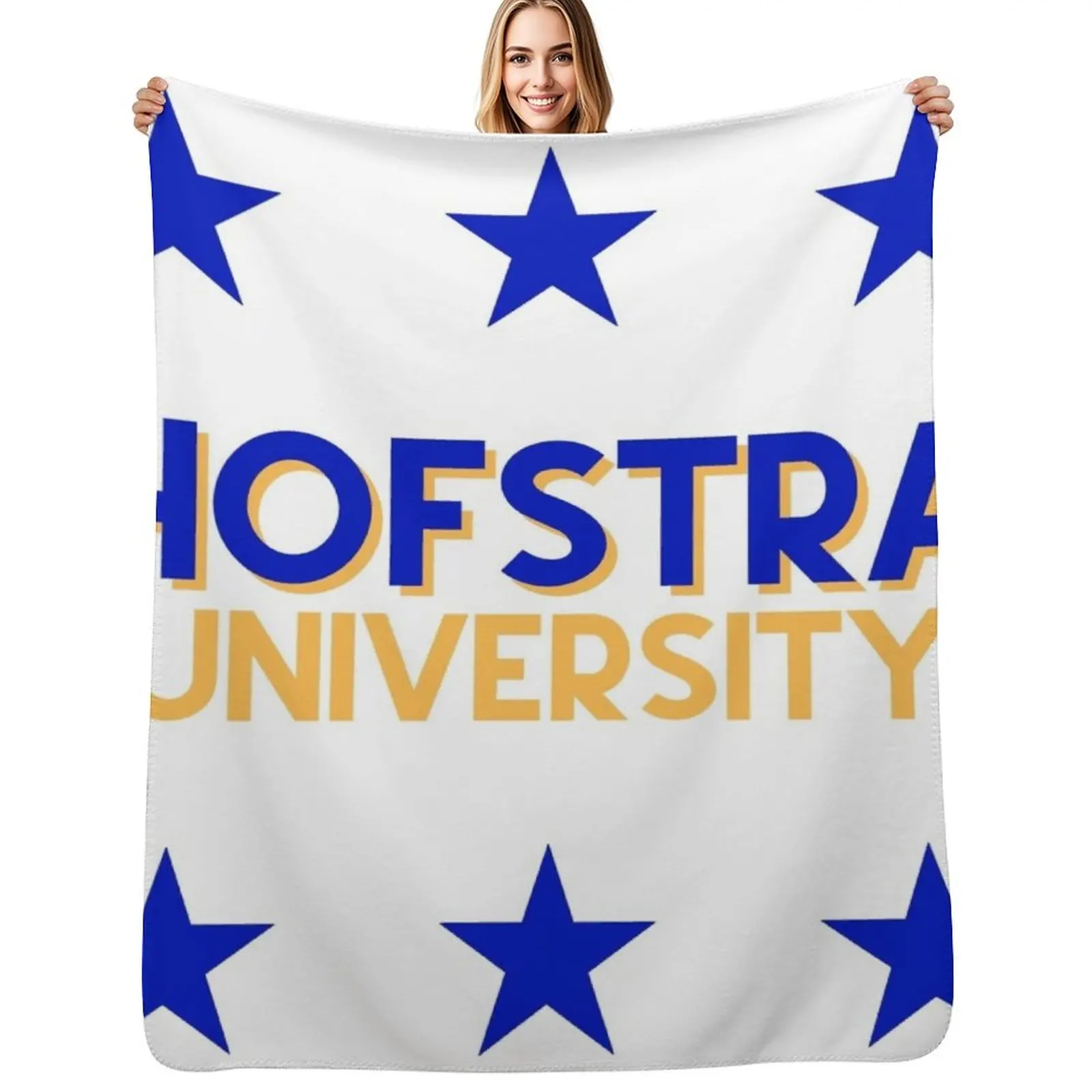 

Hofstra University Throw Blanket Thin Soft Blanket for Summer Night Sleeping
