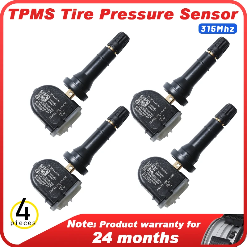 4X TPMS TIRE PRESSURE SENSOR 23445327 13598771 13598772 FOR CHEVROLET Avalanche Aveo Tahoe Traverse HHR Impala Malibu