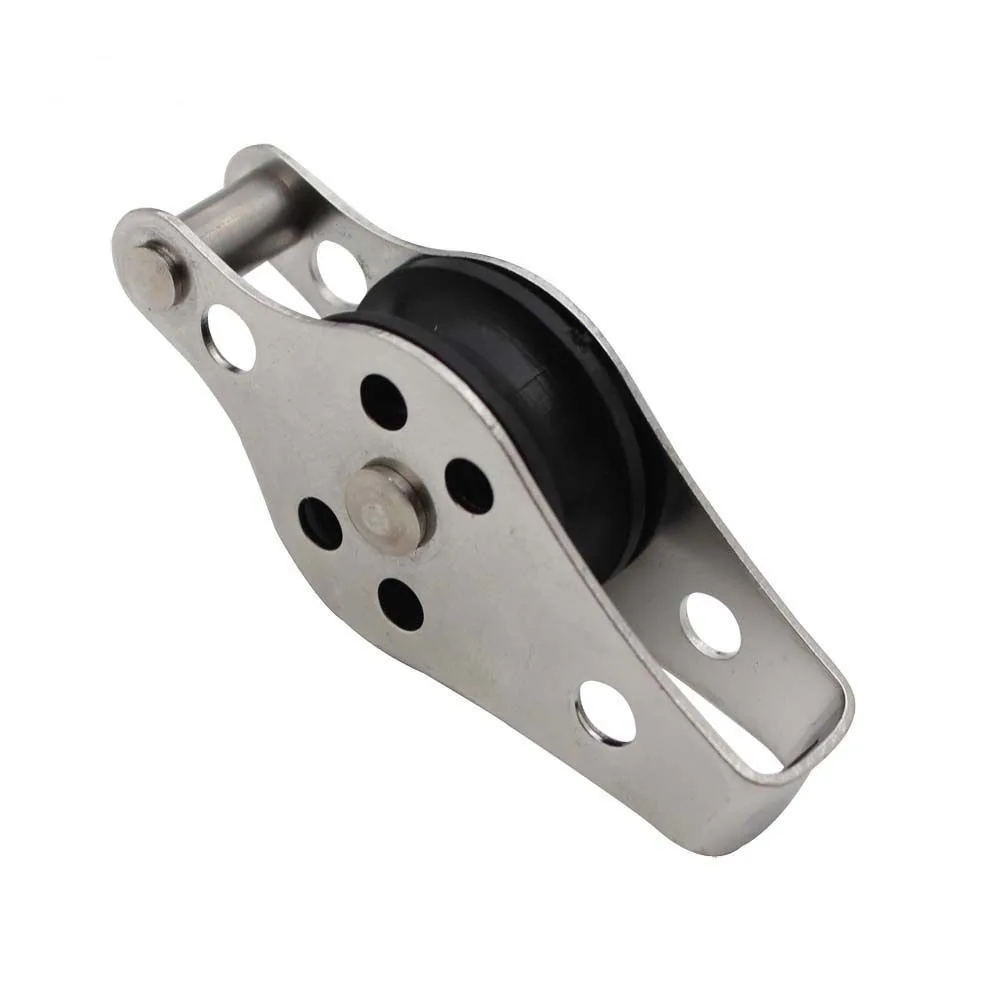 316 STAINLESS STEEL NYLON PULLEY, MARINE PULLEY FOR SAILBOAT & VESSEL