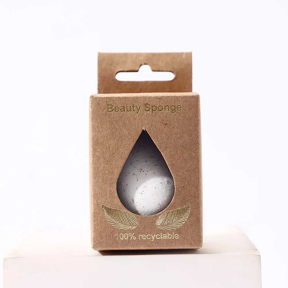 Eco Friendly Biodegradable Makeup Sponge Blender For Foundation Blending Organic Beauty Tool Soft Face Cosmetic Puff