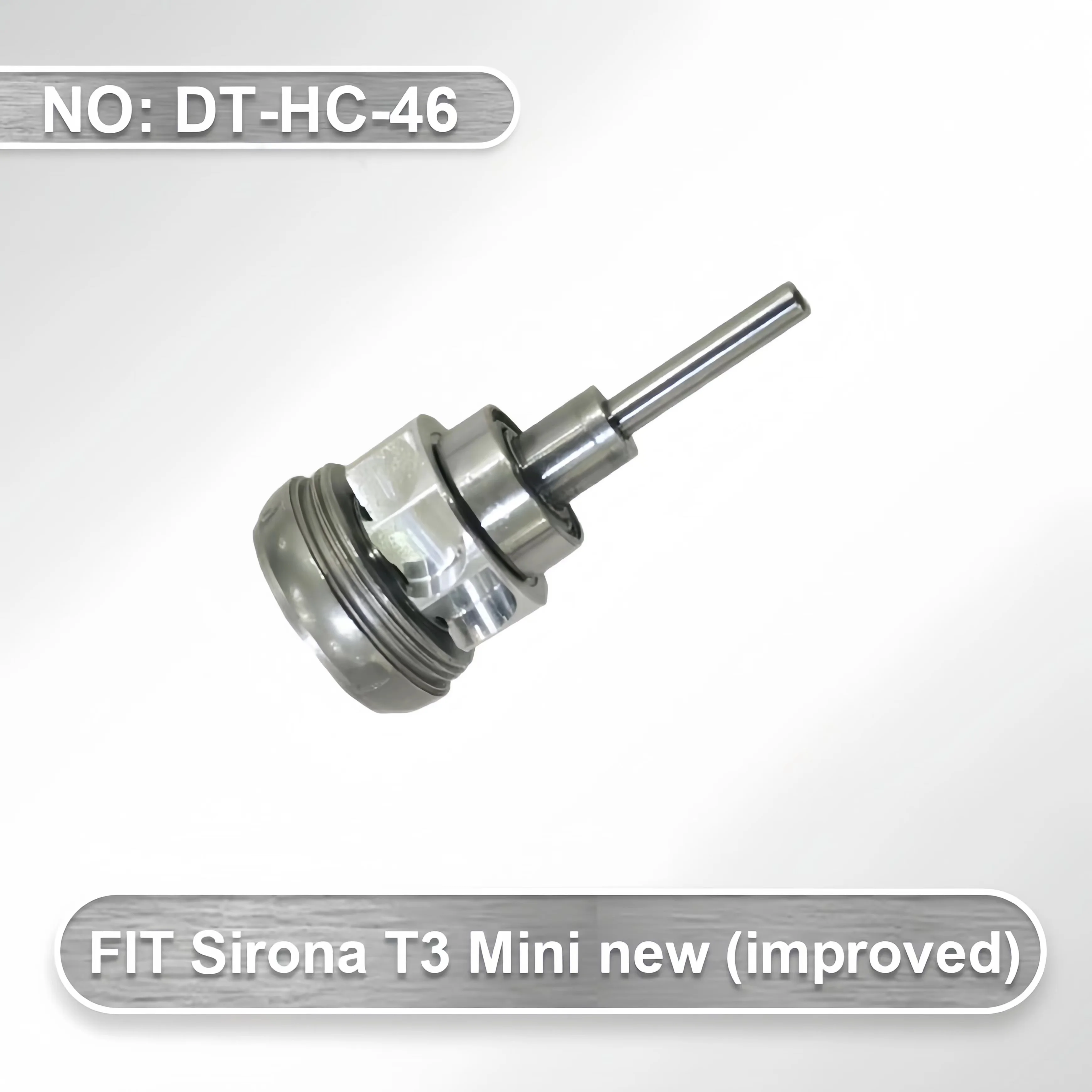 46 Dental High Speed Handpiece Turbine Cartridge fit SIRONA T3 Mini New Improved Push Button Handpiece Ceramic Bearing Dental