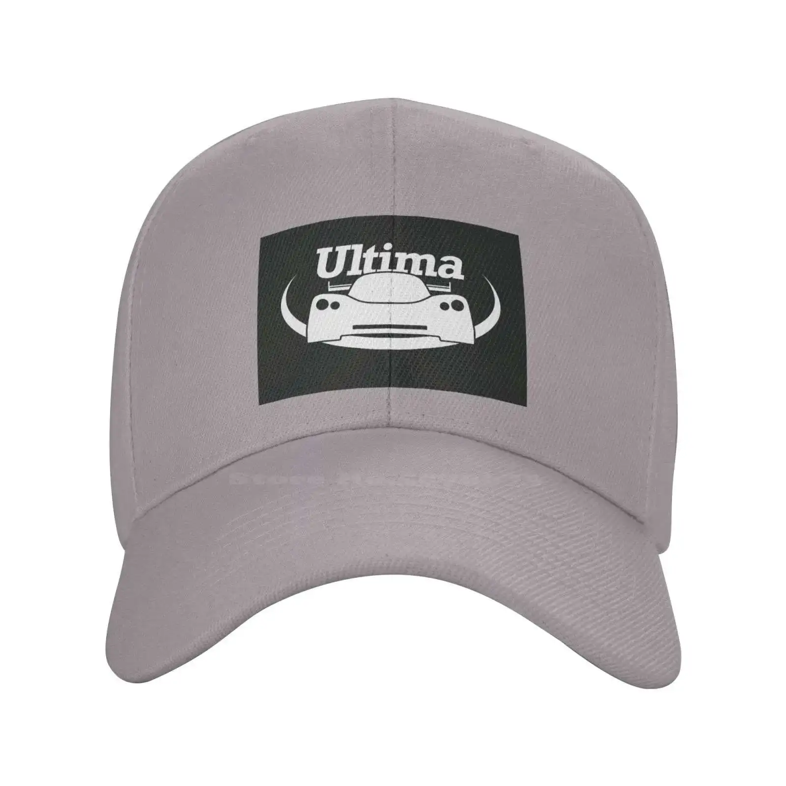 Ultima Logo Print Graphic Casual Denim cap Knitted hat Baseball cap