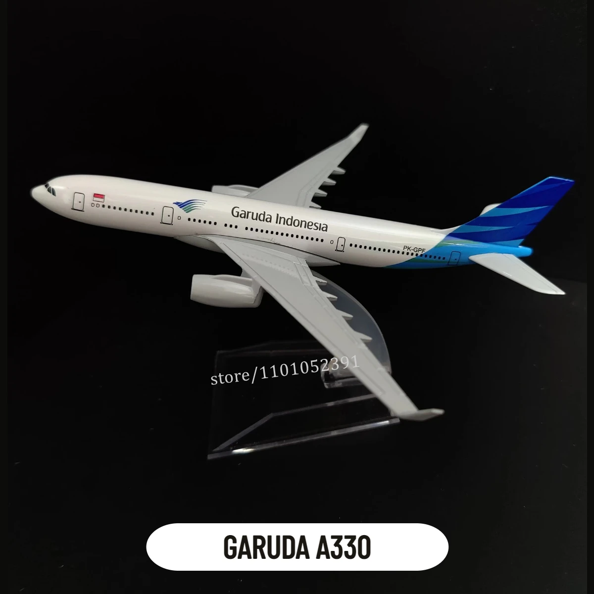 Масштаб 1:400 Φ, GARUDA A330 Flight Airlines, Реплика авиационного самолета, миниатюрная коллекционная игрушка для мальчика