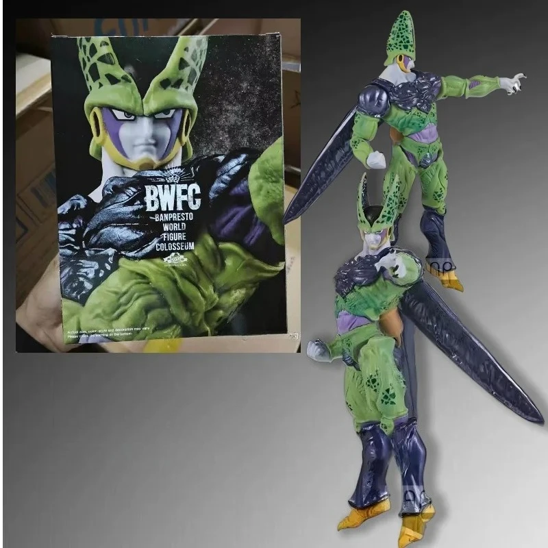

【IN STOCK 】Banpresto BWFC Dragon Ball Z Perfect Cell Figure Android Complete Form Overseas Limited Anime Statue