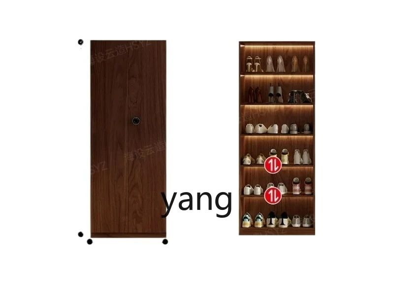 LTT shoe cabinet with password lock large capacity storage cabinet outside the corridor