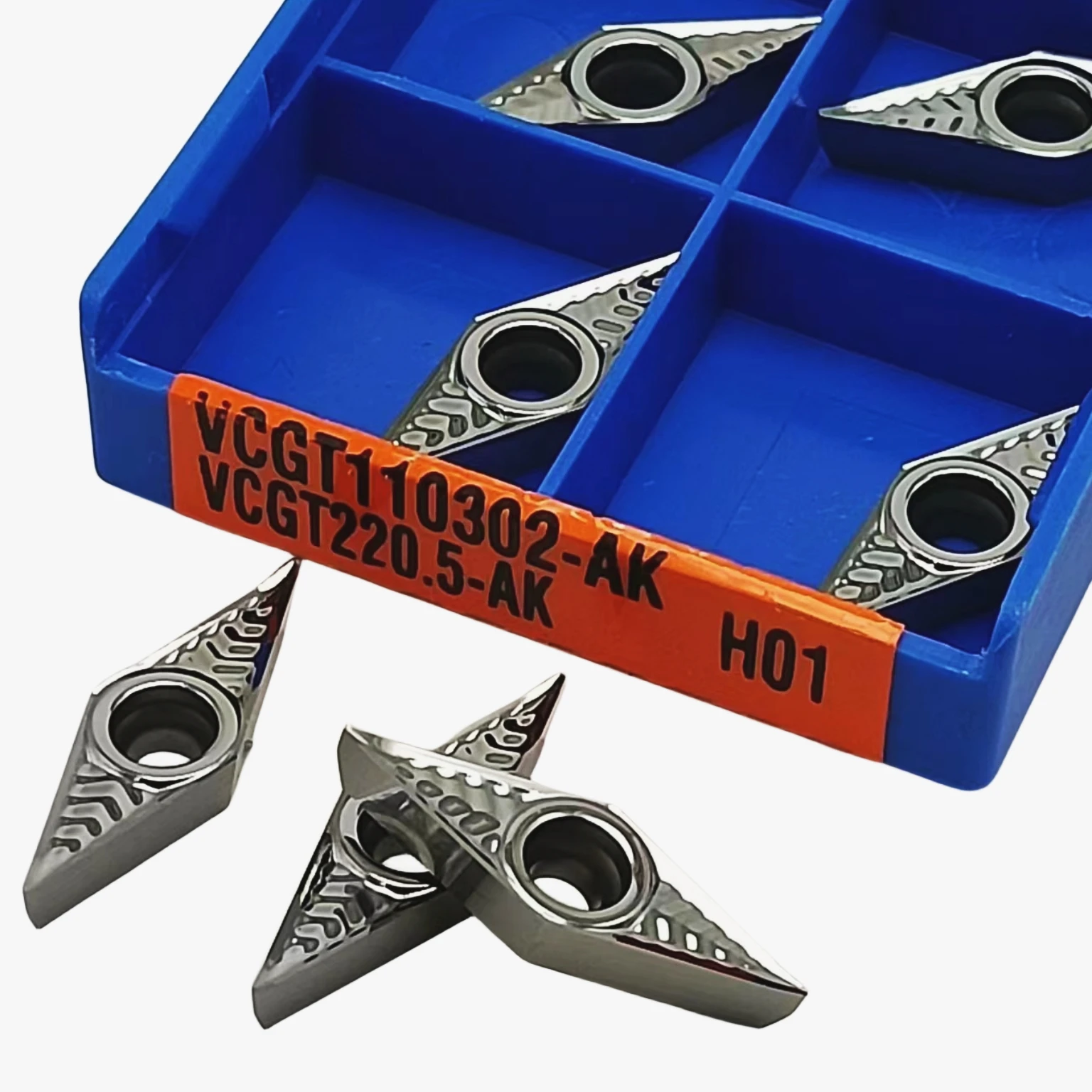 VCGT110304 VCGT110308 VCGT110302 High quality Diamond inserts Lathe tool Turning insert CNC Turning tools