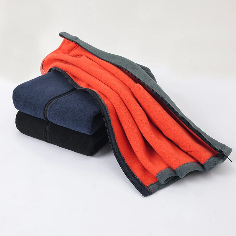 Men's High-quality Velvet Vest Autumn Winter Lightweight Outdoor Casual Vest Camping Fishing Zipper Vest Work Clothes